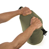 Waterproof Dry Compression Sack with Waterproof Phone Case- Forest Green 10L