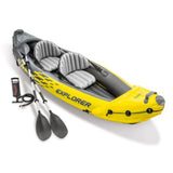 Inflatable Fishing Kayak - Yellow