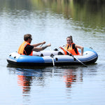 Inflatable Fishing Kayak - Blue & White