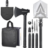 Survival Shovel & Hatchet Kit - 4 Extension Handles