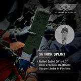 First Aid Kit - 36" Splint - Black