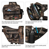 Fishing Tackle Sling Bag - Black & Khaki Camouflage