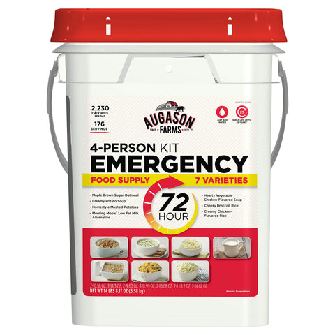 72-Hour 4-Person Emergency Food Storage Kit 14 lbs 7 oz