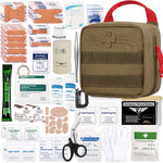 First Aid Kit - 180 Pieces - Coyote Brown
