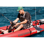 Inflatable Fishing Kayak - Orange